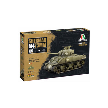 Italeri 25751 1/56 Sherman M4 75mm